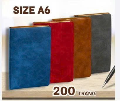 Sổ da A6 200 trang SSD2018&nbsp;