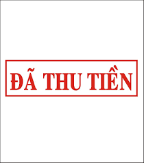 Dấu Đã Thu Tiền