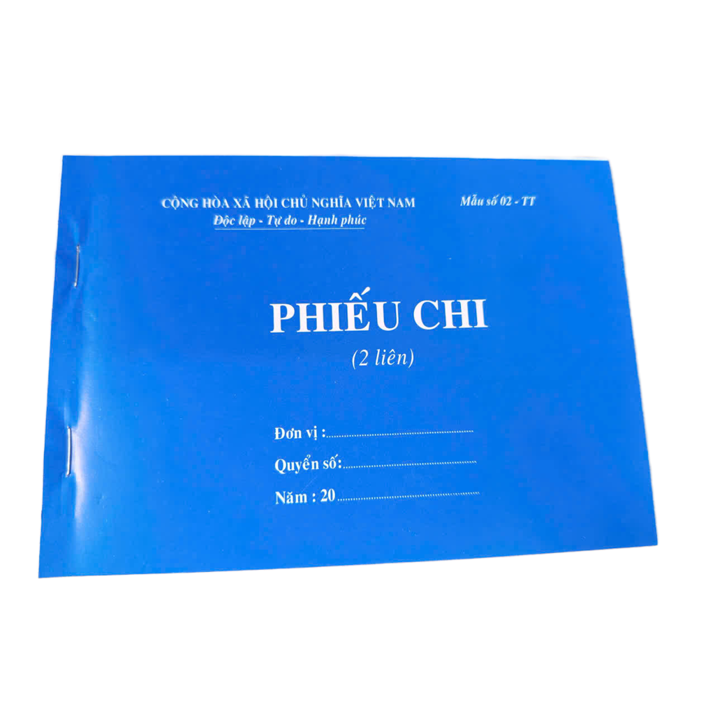 Phiếu Chi 2 Liên A5