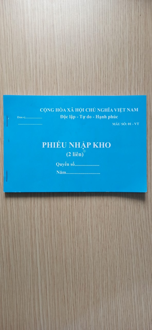 Phiếu Nhập Kho A5 2 Liên