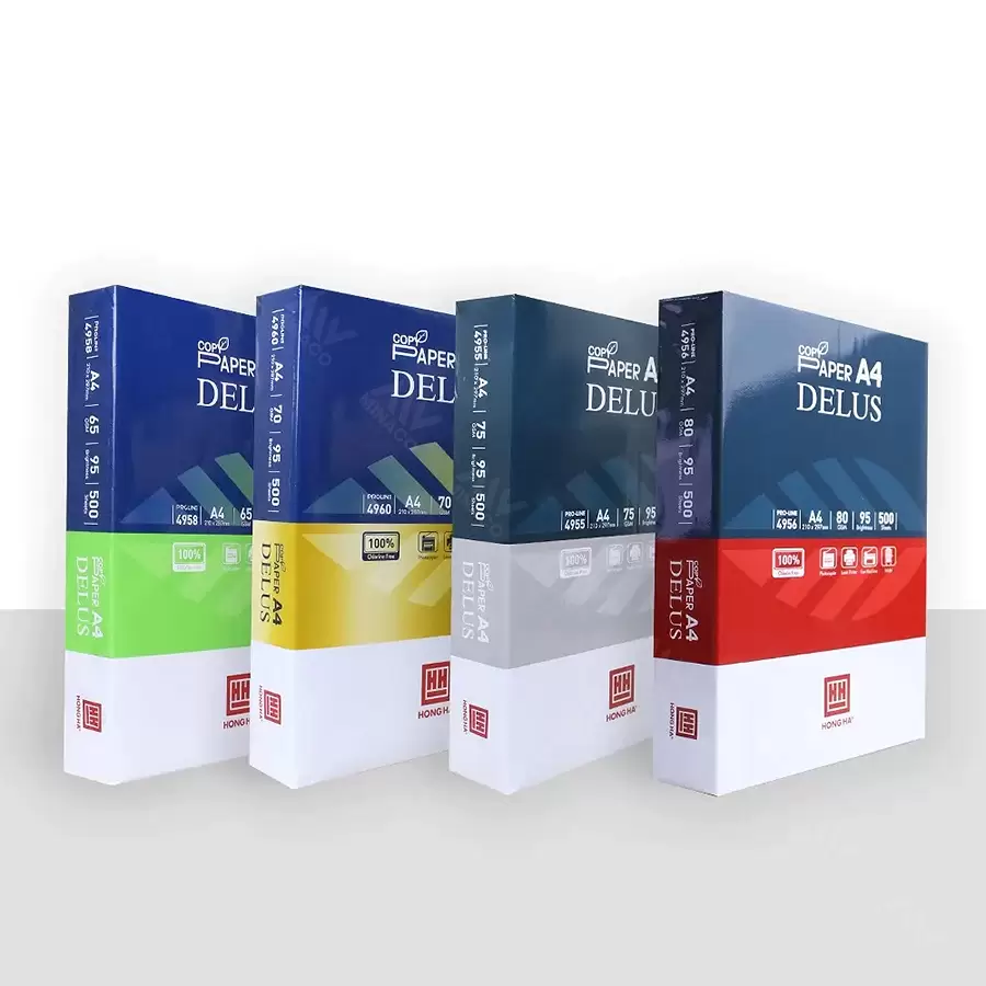 Giấy in A4 Hồng Hà Delus 70gsm 4960 | chiết khấu tới 20%