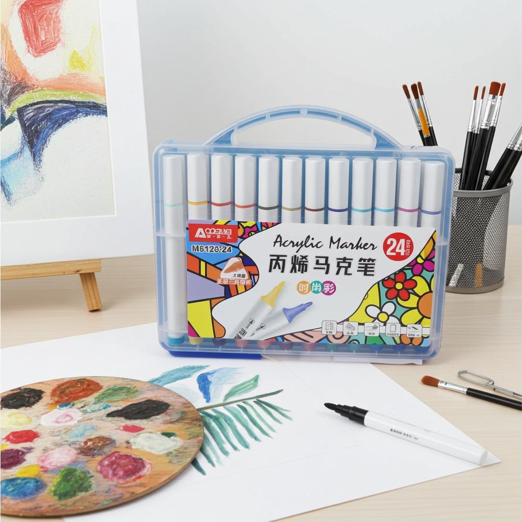 Dạ màu Acrylic 24 màu 6128