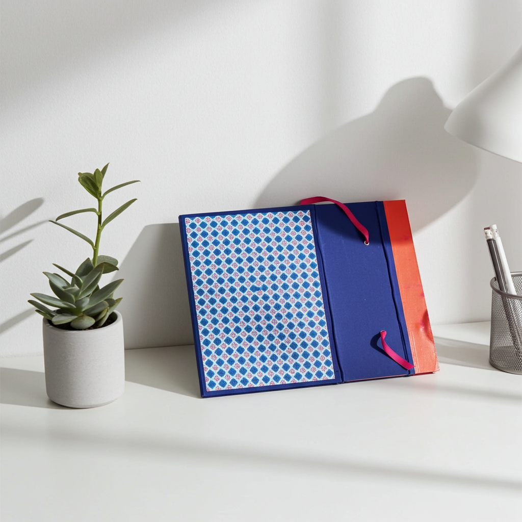 Cặp buộc dây gáy vải 15cm A3