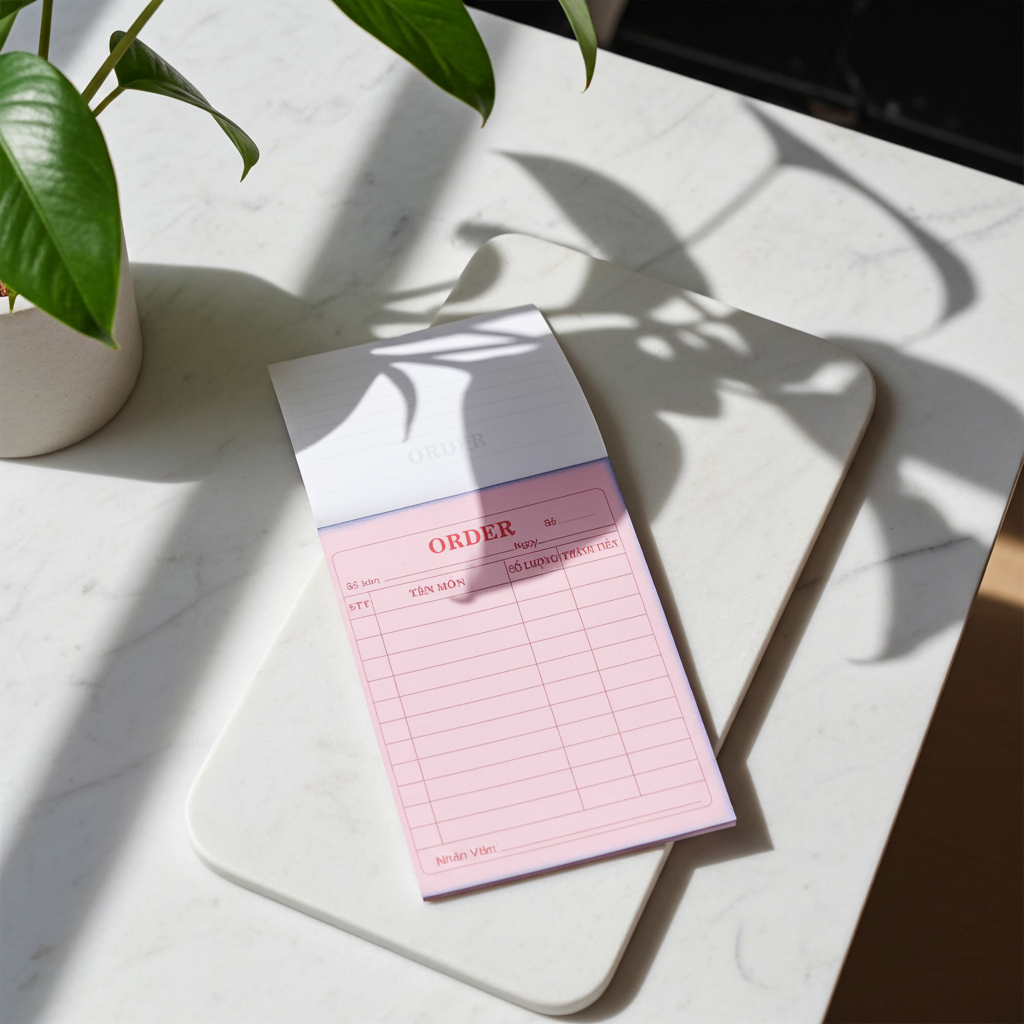 Giấy order 2 liên
