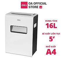 Máy hủy tài liệu Deli 9921