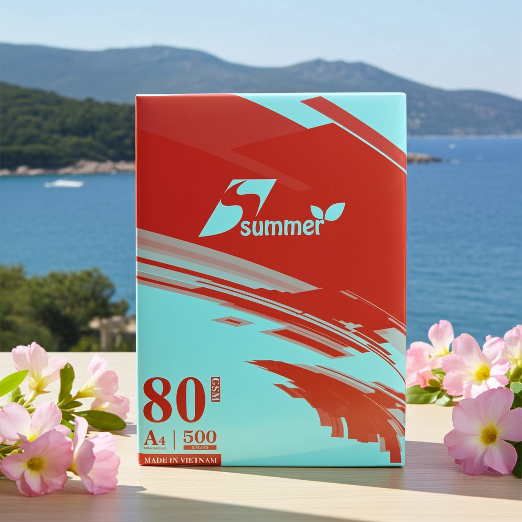 Giấy photo màu biển A4