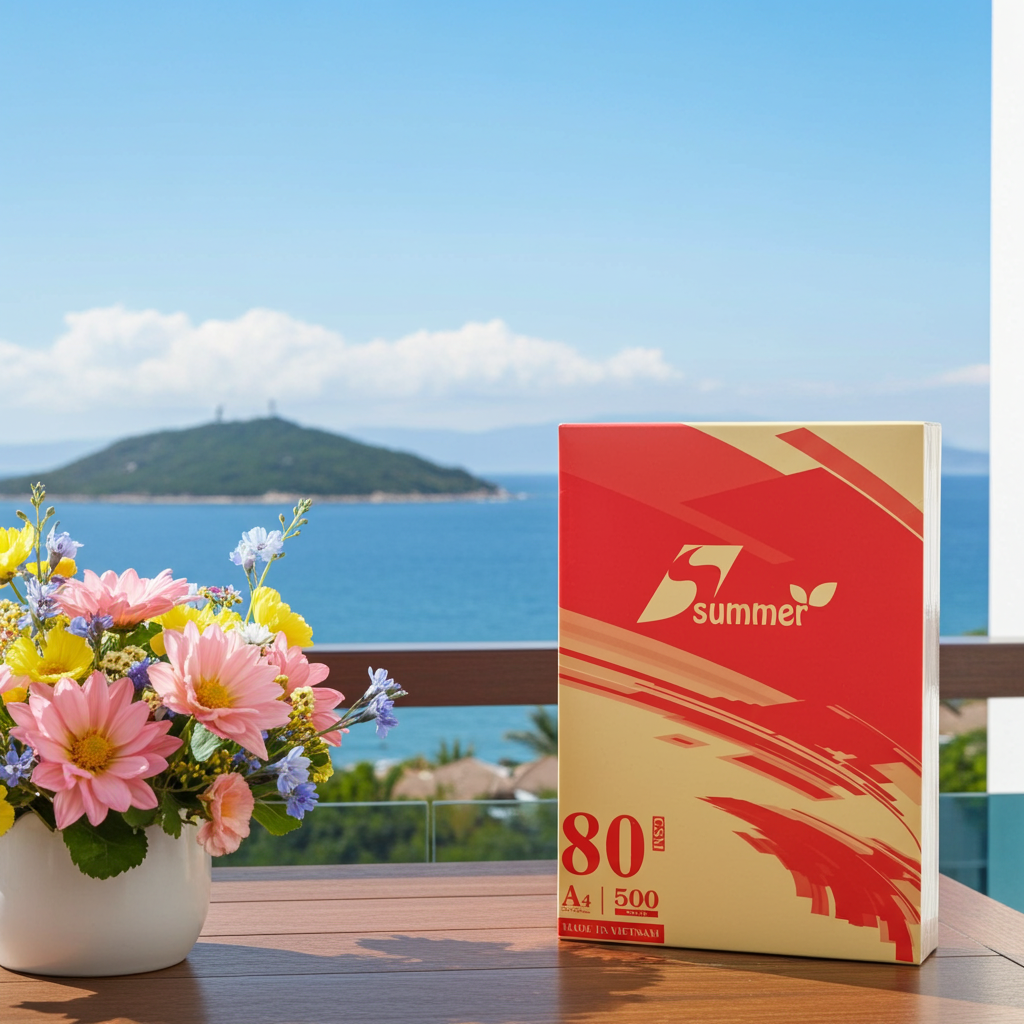 Giấy photo màu vàng A4